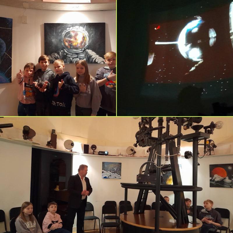 В рамках программы "Как прекрасен этот мир" дети проявили желание посетить "Планетарий", чтобы лучше запомнить название планет солнечной системы и их порядок, закрепить знания о первых космонавтах.