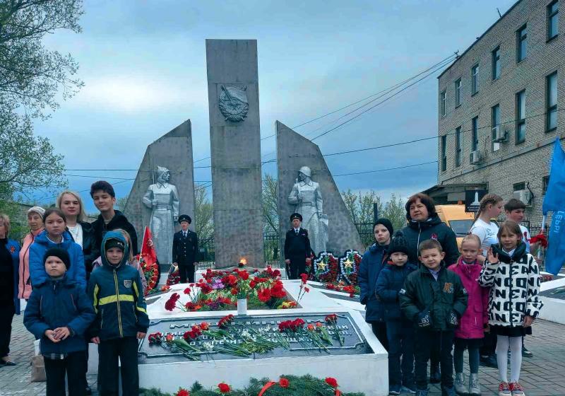 9 мая мы приняли участие в торжественном митинге, посвященном 79- летию со Дня Победы в ВОВ. 