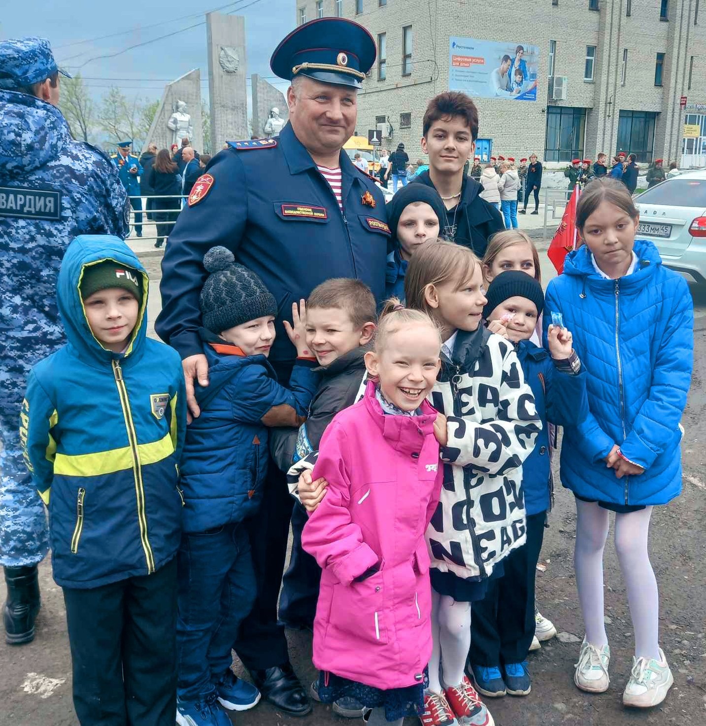 9 мая мы приняли участие в торжественном митинге, посвященном 79- летию со Дня Победы в ВОВ. 
