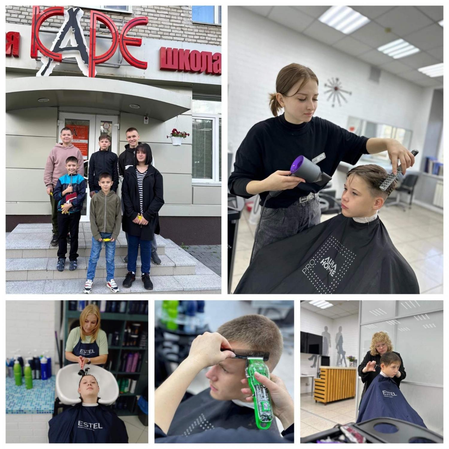 Мы в гостях в салоне красоты! Мы в гостях в салоне красоты!