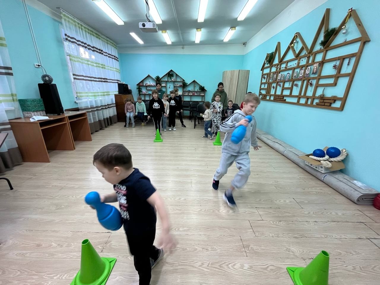 Сегодня в ﻿нашем центре прошли веселые ﻿старты!