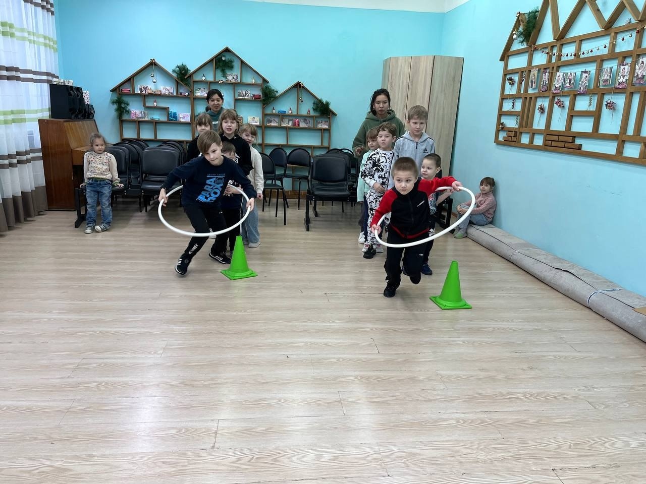 Сегодня в ﻿нашем центре прошли веселые ﻿старты!