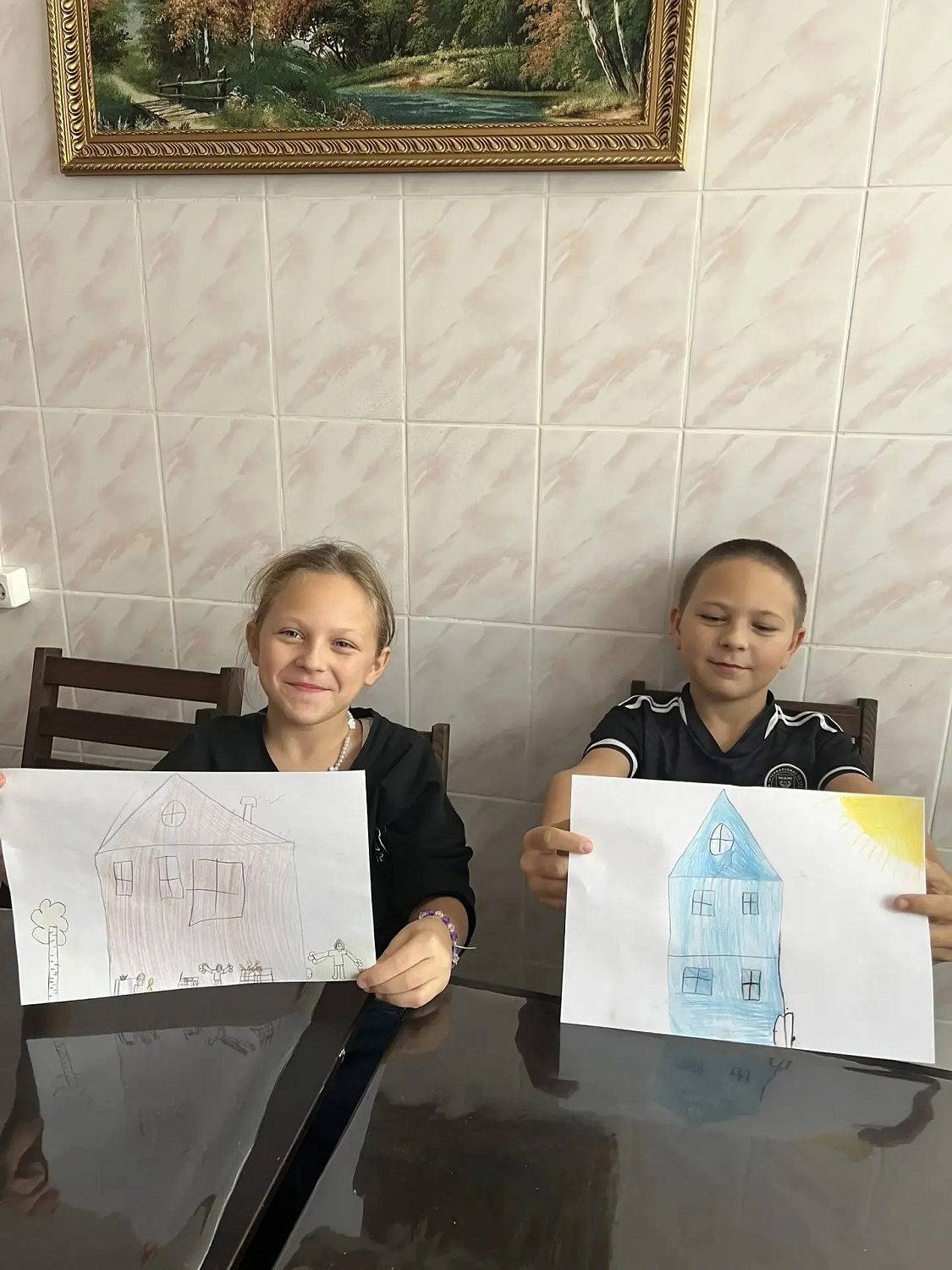 В семейной мастерской "КоврОк", занятие «Моя семья» прошло по модулю «ТеплоВдоме".